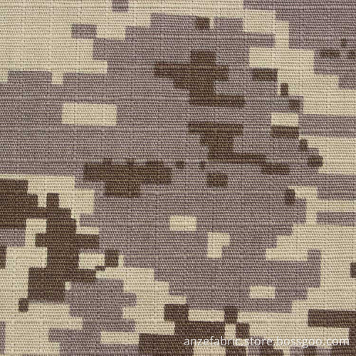 100 camouflage cotton ripstop fabric for garment
